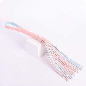 a skyblue pink bdsm whips