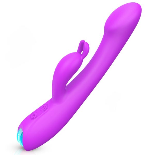 a purple color thrusting rabbit vibrator​