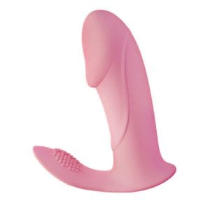 a pink butterfly dildo