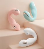 Three colors Freya dual stimulator vibrators