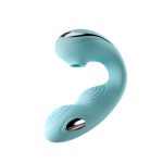 a cyan color mini clit vibrator