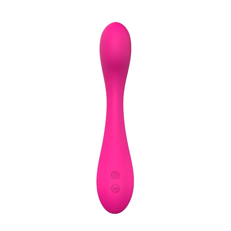 A rose color g-spot vibrator