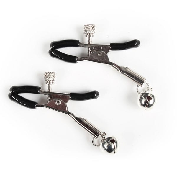 double nipple clamps with silver bell