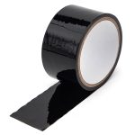 a black bondage tape
