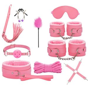 10 pieces pink bondage set s
