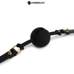a black ball gag