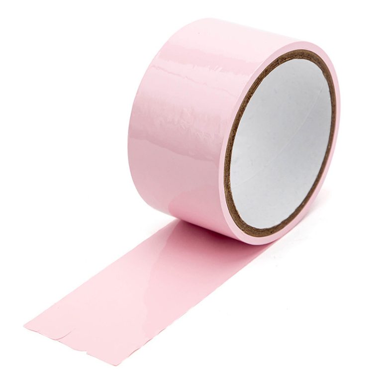 a pink bondage tape
