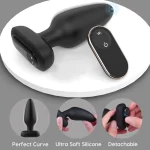 Visual Rivet vibrating butt plug with remote details