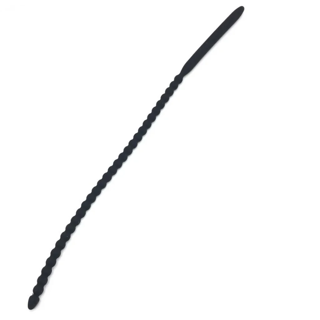 1 pieces black silicone urethral dilator
