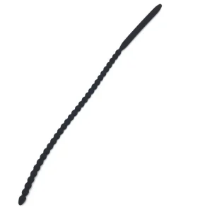 1 pieces black silicone urethral dilator