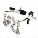 a black nipple and clip clamps