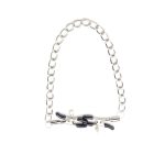 a black nipple and clip clamps