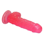 True Stem Pink Natural Dildo - 6 inch - Image 3