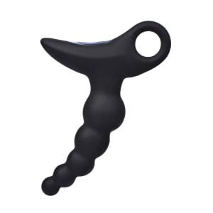a black vibrating anal beads