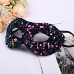 a red bdsm mask