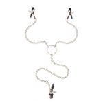 a black nipple and clitoral clamps
