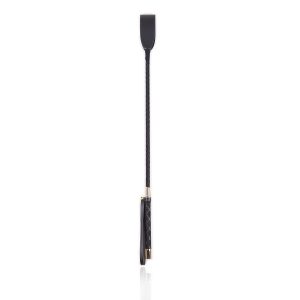 a black bdsm riding crop